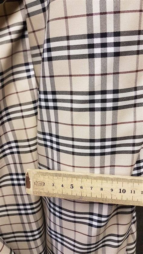 burberry stoff meterware|Burberry Fabric Material Genuine Trench Coat Nova Check .